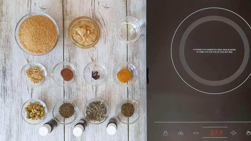 Keelpijn- en hoestdruppels met gember, essentiële oliën en andere natuurlijke ingrediënten, foto 8