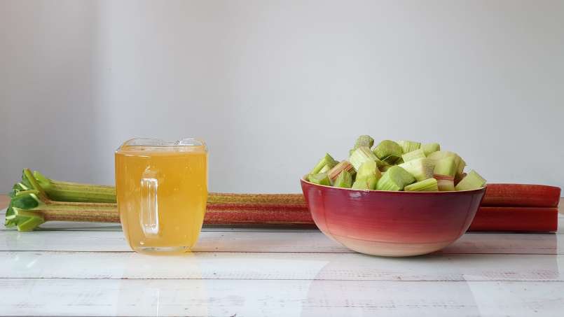 Rabarbersiroop met honing, foto 1