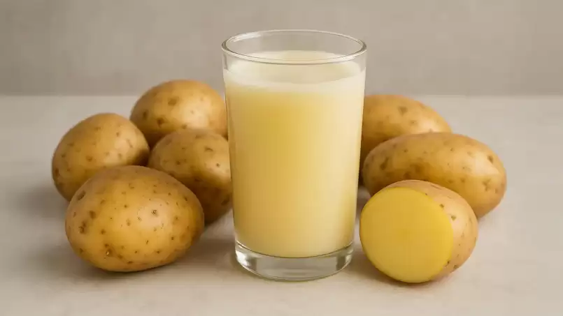 Rauw aardappelsap