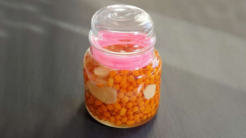 Duindoornmaceraat met gember en honing, foto 6