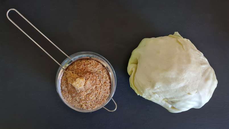 Kompres met loys en koolbladeren, foto 2