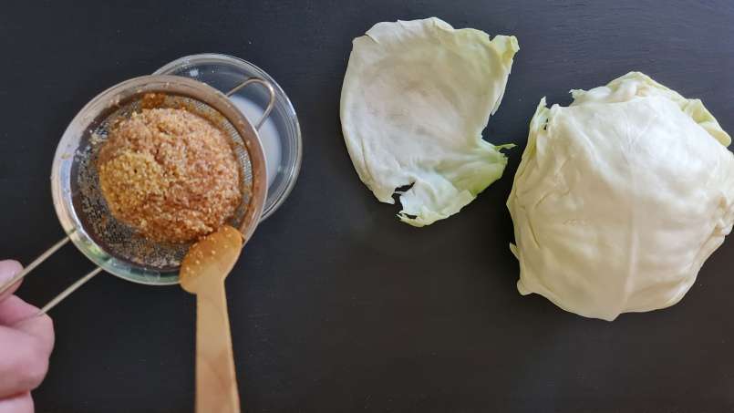 Kompres met loys en koolbladeren, foto 3