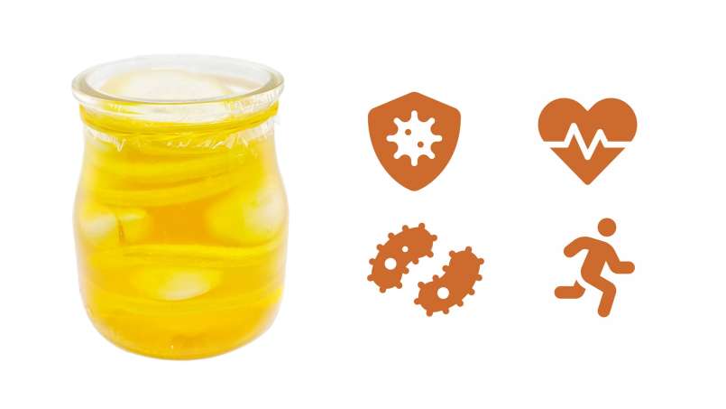 Knoflook, honing en citroen maceraat, foto 1