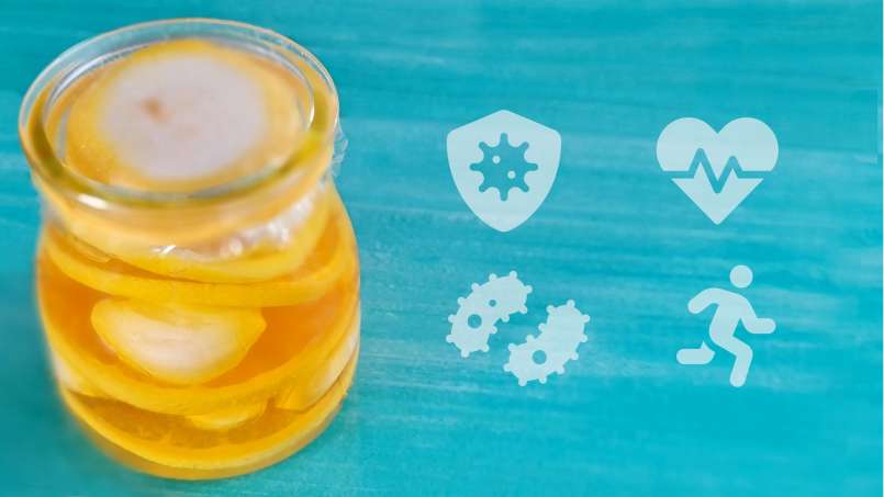 Knoflook, honing en citroen maceraat, foto 8