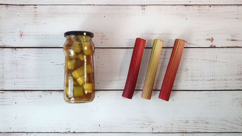 Rabarbermaceraat met honing en gember, foto 3