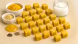 Ontstekingsremmende druppels met kurkuma, gember, zwarte peper, honing en kokosolie